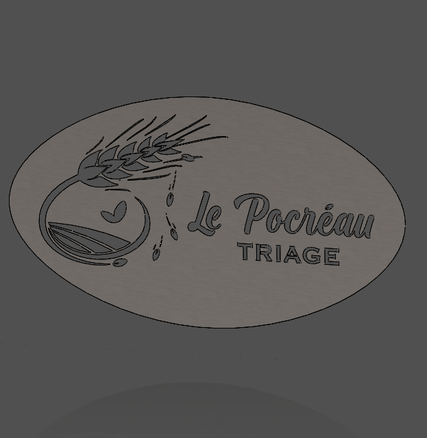 Conception de l'enseigne d'entreprise en inox avec bandeau LED